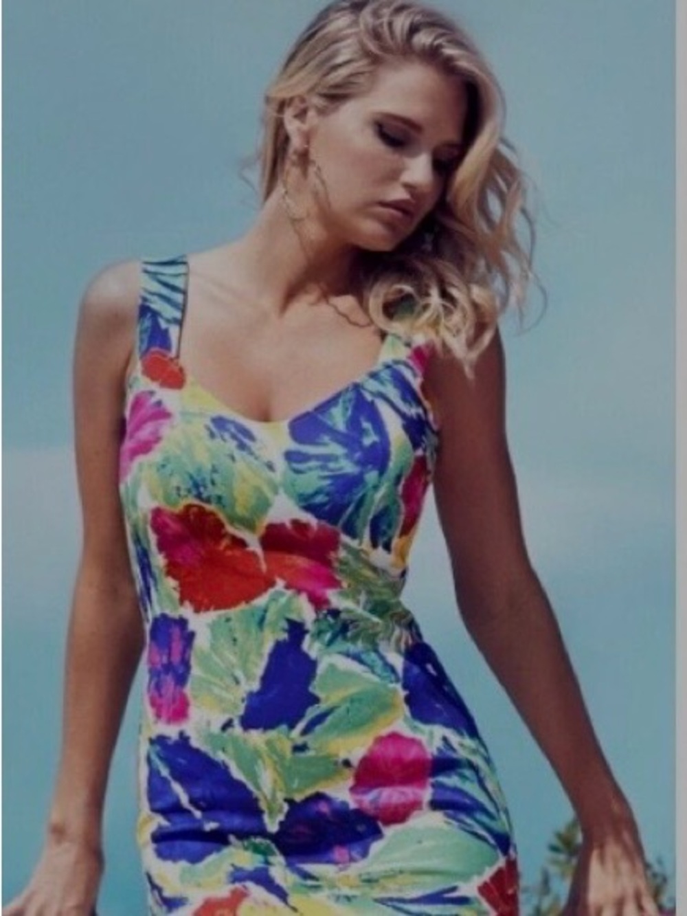 Guess by Marciano Tropical Floral Bodycon Dress - Multicolor